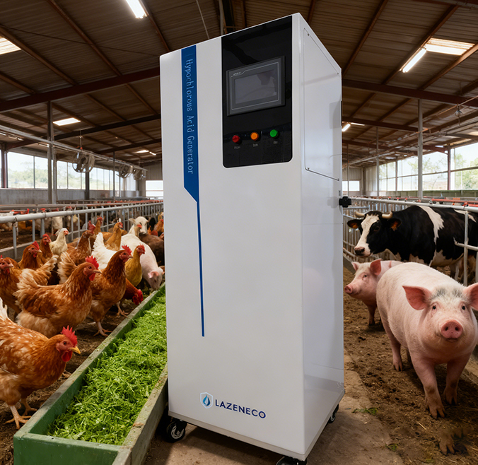 electrolyzed water generator for poultry farm